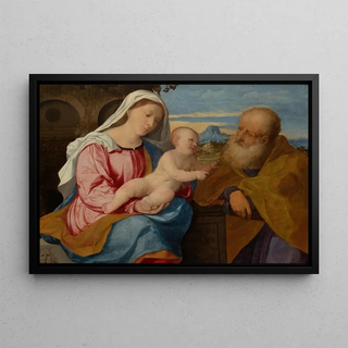 Jacopo Palma Il Vecchio - The Holy Family.webp