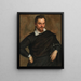 Portrait d'un noble - Jacopo Palma le Jeune — kehystetty taideteos seinällä