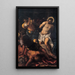 Piin kruunu - Jacopo Tintoretto — kehystetty taideteos seinällä