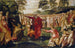 Mooses lyömässä kiveä - Jacopo Tintoretto — näkymä teoksesta
