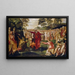 Mooses lyömässä kiveä - Jacopo Tintoretto — kehystetty taideteos seinällä