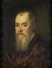 Muotokuva punaisessa takissa olevasta miehestä - Jacopo Tintoretto — näkymä teoksesta