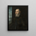 Portrait d'un amiral vénitien - Jacopo Tintoretto — kehystetty taideteos seinällä