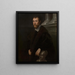 Muotokuva humanisti Giovanni Paolo Cornaro - Jacopo Tintoretto — kehystetty taideteos seinällä
