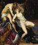 Tarquin ja Lucrèce - Jacopo Tintoretto — näkymä teoksesta