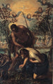 Jeesuksen kaste - Jacopo Tintoretto — näkymä teoksesta