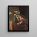 Vierge de l'Annonciation à la Vierge - Jacopo Tintoretto — kehystetty taideteos seinällä