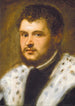 Nuori mies parralla - Jacopo Tintoretto — näkymä teoksesta