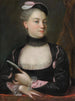 Portrait d'une actrice française - Jacques-Charles Allais — näkymä teoksesta