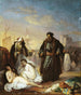 Le marchand d'esclaves en Turquie - Jacques-Joseph Eeckhout — näkymä teoksesta