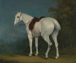 JacquesLaurent Agasse - A Ladys Grey Hunter.webp