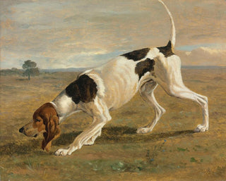 Yksi osoitin maisemassa - Jacques-Laurent Agasse — näkymä teoksesta