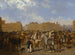 Vanha Smithfieldin markkina-alueesta - Jacques-Laurent Agasse — näkymä teoksesta