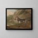 Zèbre - Jacques-Laurent Agasse — kehystetty taideteos seinällä