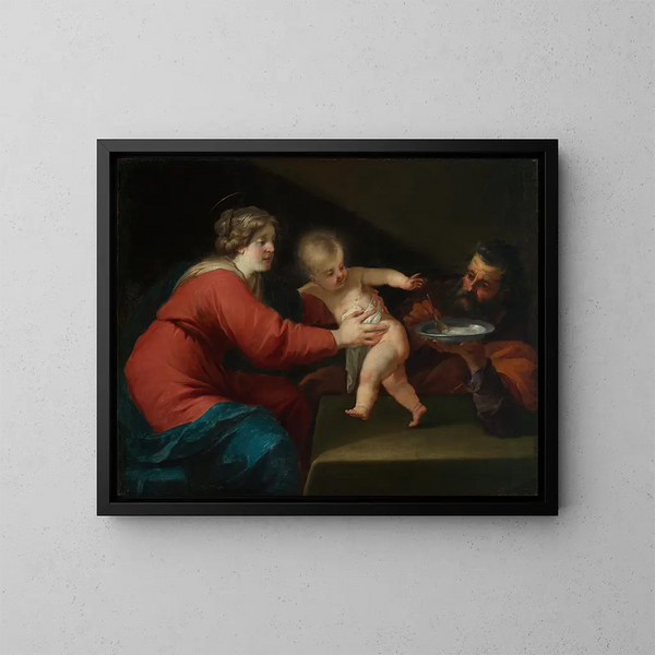Sainte Famille - Jacques Blanchard — kehystetty taideteos seinällä