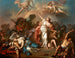Apollon ja Diane hyökkäämässä Niobeen lasten kimppuun - Jacques Louis David — näkymä teoksesta
