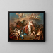 Apollon ja Diane hyökkäämässä Niobeen lasten kimppuun - Jacques Louis David — kehystetty taideteos seinällä