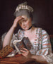 Madame François Buron - Jacques Louis David — näkymä teoksesta