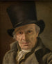 Miehen hattu - Jacques Louis David — näkymä teoksesta