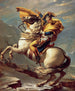 Napoleon ylittämässä Alpit - Jacques Louis David — näkymä teoksesta
