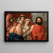 Viha-Akille - Jacques Louis David — kehystetty taideteos seinällä