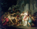 La Mort de Sénèque - Jacques Louis David — näkymä teoksesta