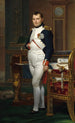 L'Empereur Napoléon dans son cabinet de travail aux Tuileries - Jacques Louis David — näkymä teoksesta