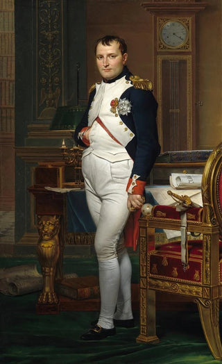 Jacques Louis David - The Emperor Napoleon in His Study at the Tuileries.webp