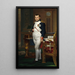 L'Empereur Napoléon dans son cabinet de travail aux Tuileries - Jacques Louis David — kehystetty taideteos seinällä
