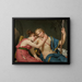 Le départ de Télémaque ja d'Eucharis - Jacques Louis David — kehystetty taideteos seinällä