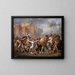 L'Intervention des Sabines - Jacques Louis David — kehystetty taideteos seinällä