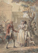 Le baiser rendu - Jacques Louis François Touzé — näkymä teoksesta