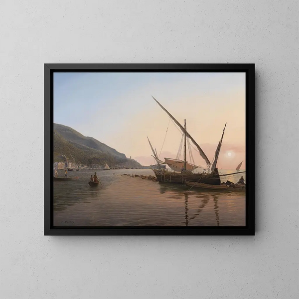 Castellammare au golfe de Naples - Jakob Alt — kehystetty taideteos seinällä