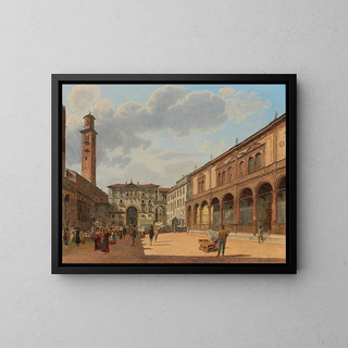 Jakob Alt - Verona a view of Piazza delle Erbe.webp