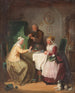 La visite du café - Jakob Emanuel Gaisser — näkymä teoksesta