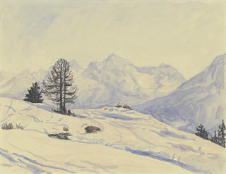 Jakob Nussbaum - Winterlandschaft Unterengadin.webp