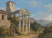 Le temple d'Hercule à Cori près de Velletri - Jakob Philipp Hackert — näkymä teoksesta