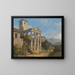 Le temple d'Hercule à Cori près de Velletri - Jakob Philipp Hackert — kehystetty taideteos seinällä