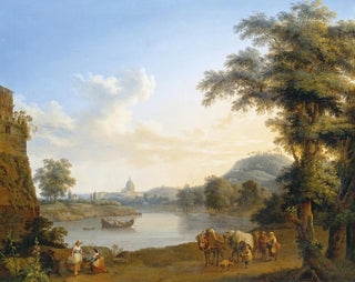 Vue de Saint-Pierre à Rome - Jakob Philipp Hackert — näkymä teoksesta