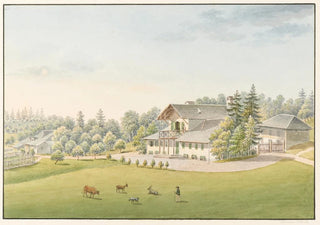 Jakob Samuel Weibel - Vue du nouveau Chlet de Vernand.webp