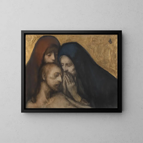 Lamentation du Christ - Jakob Smits — kehystetty taideteos seinällä