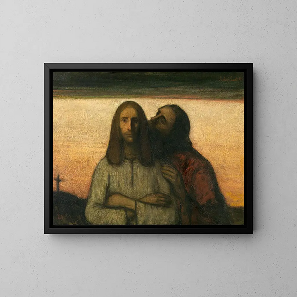 Le Baiser de Judas - Jakob Smits — kehystetty taideteos seinällä