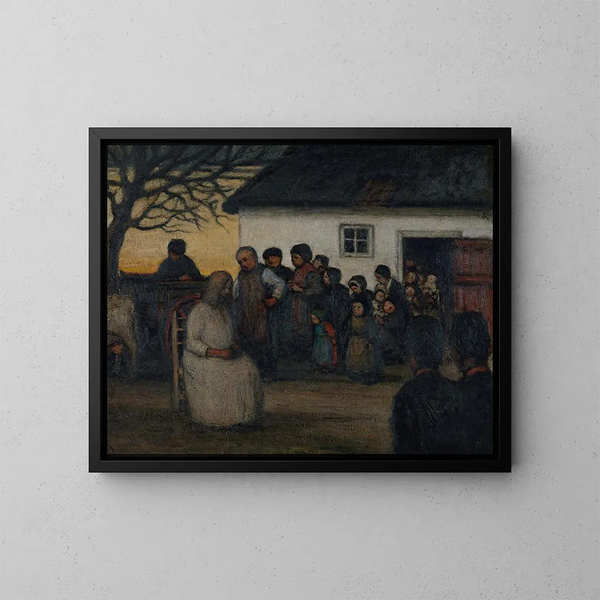 Le moquerie du Christ - Jakob Smits — kehystetty taideteos seinällä