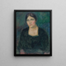 Portrait de Mme Rydeng - Jalmari Ruokokoski — kehystetty taideteos seinällä