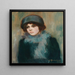 Nainen - Jalmari Ruokokoski — kehystetty taideteos seinällä