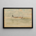 Pieni punainen nuotti, Dordrecht - James Abbott McNeill Whistler — kehystetty taideteos seinällä