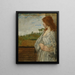 Une note blanche - James Abbott McNeill Whistler — kehystetty taideteos seinällä