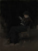 Arrangement dans Black Girl Reading - James Abbott McNeill Whistler — näkymä teoksesta