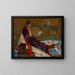 Caprice en violet et or: L'écran doré - James Abbott McNeill Whistler — kehystetty taideteos seinällä