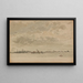 Harmaa ja hopea: Purfleet - James Abbott McNeill Whistler — kehystetty taideteos seinällä